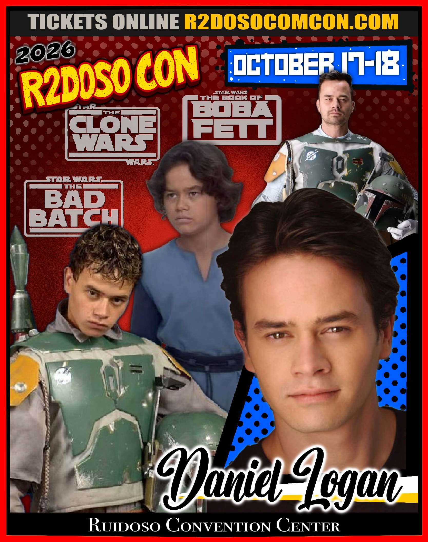 Daniel Logan Star Wars convention poster