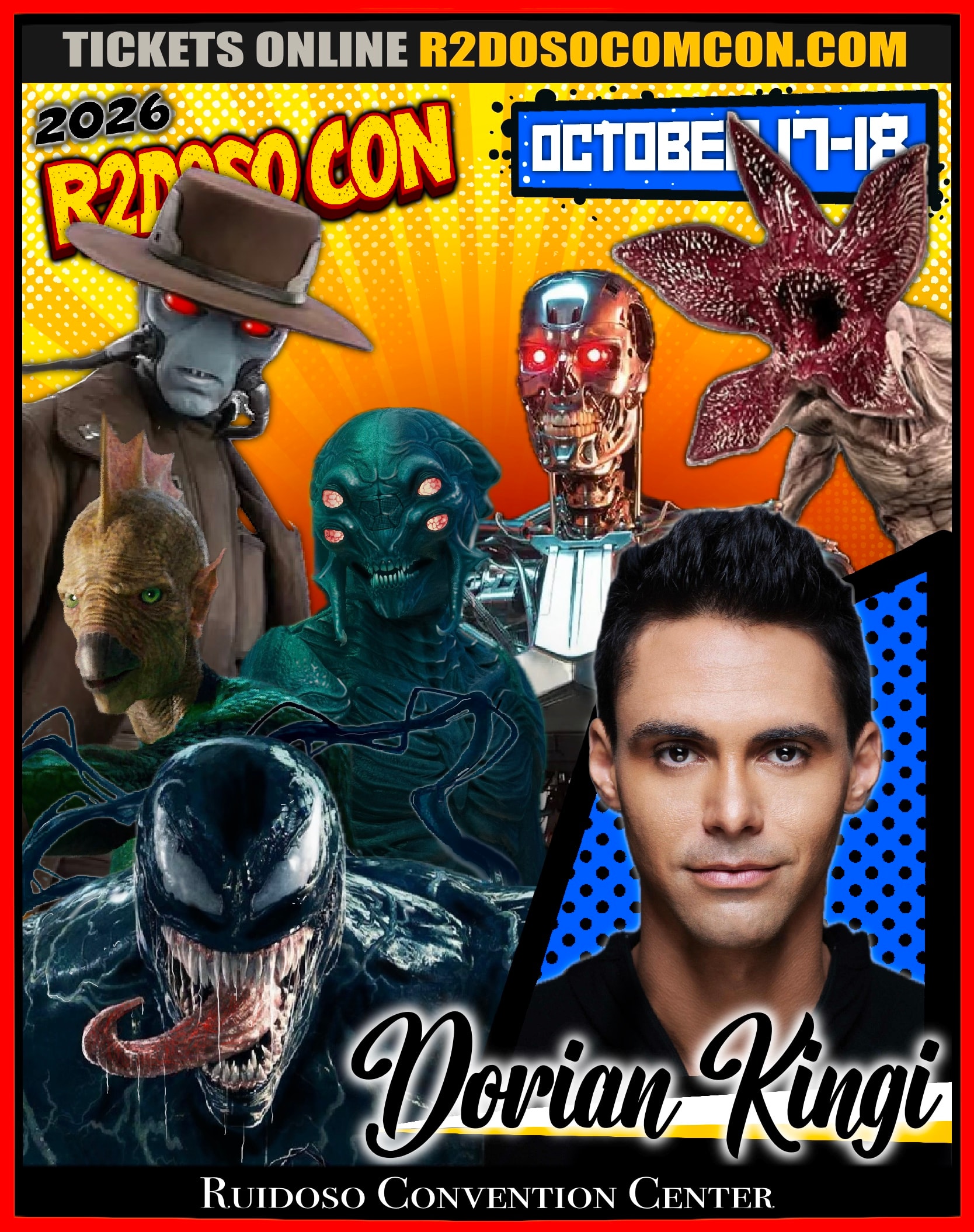 Dorian Kingi R2Doso Con convention poster