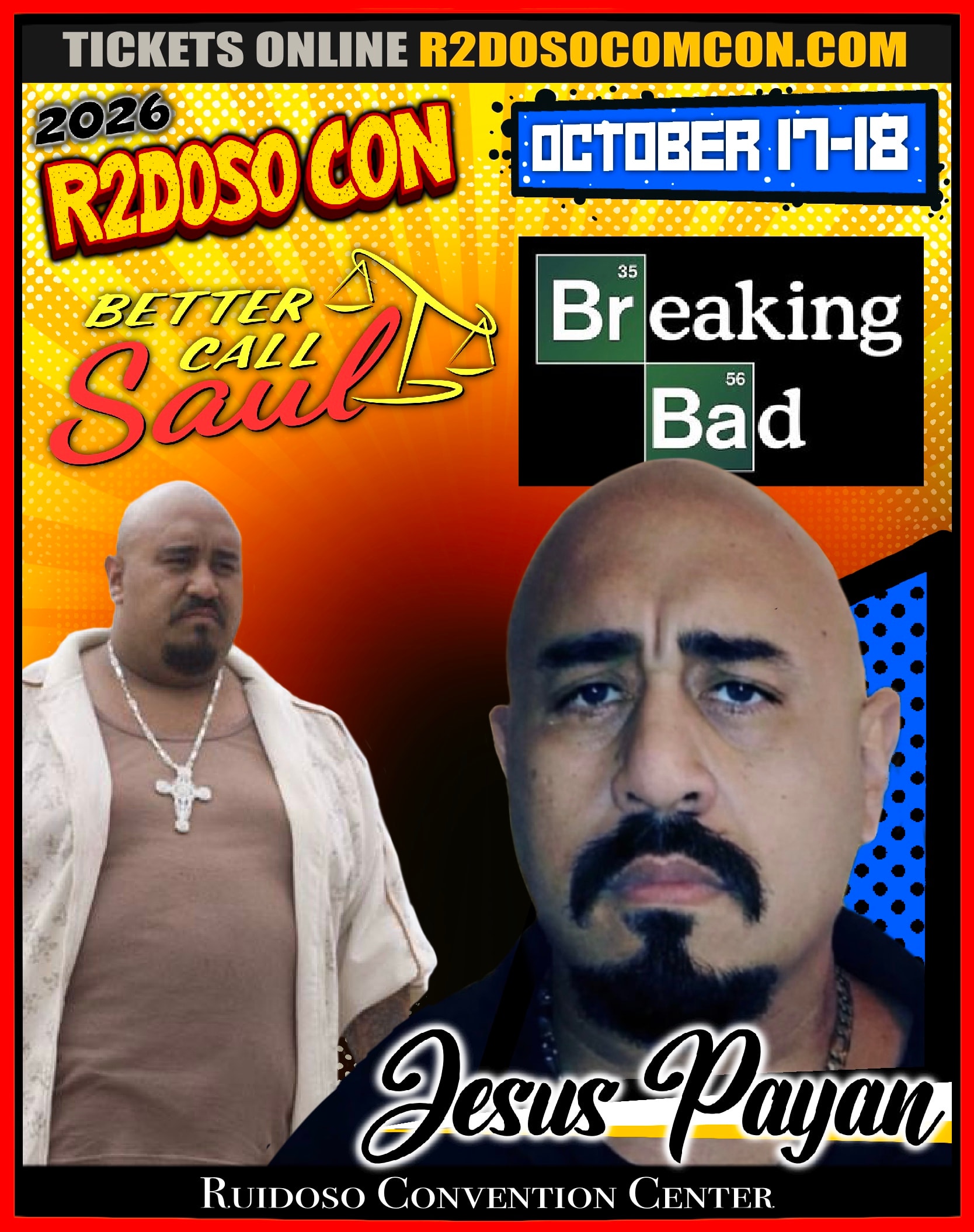 Jesus Payan Better Call Saul convention poster