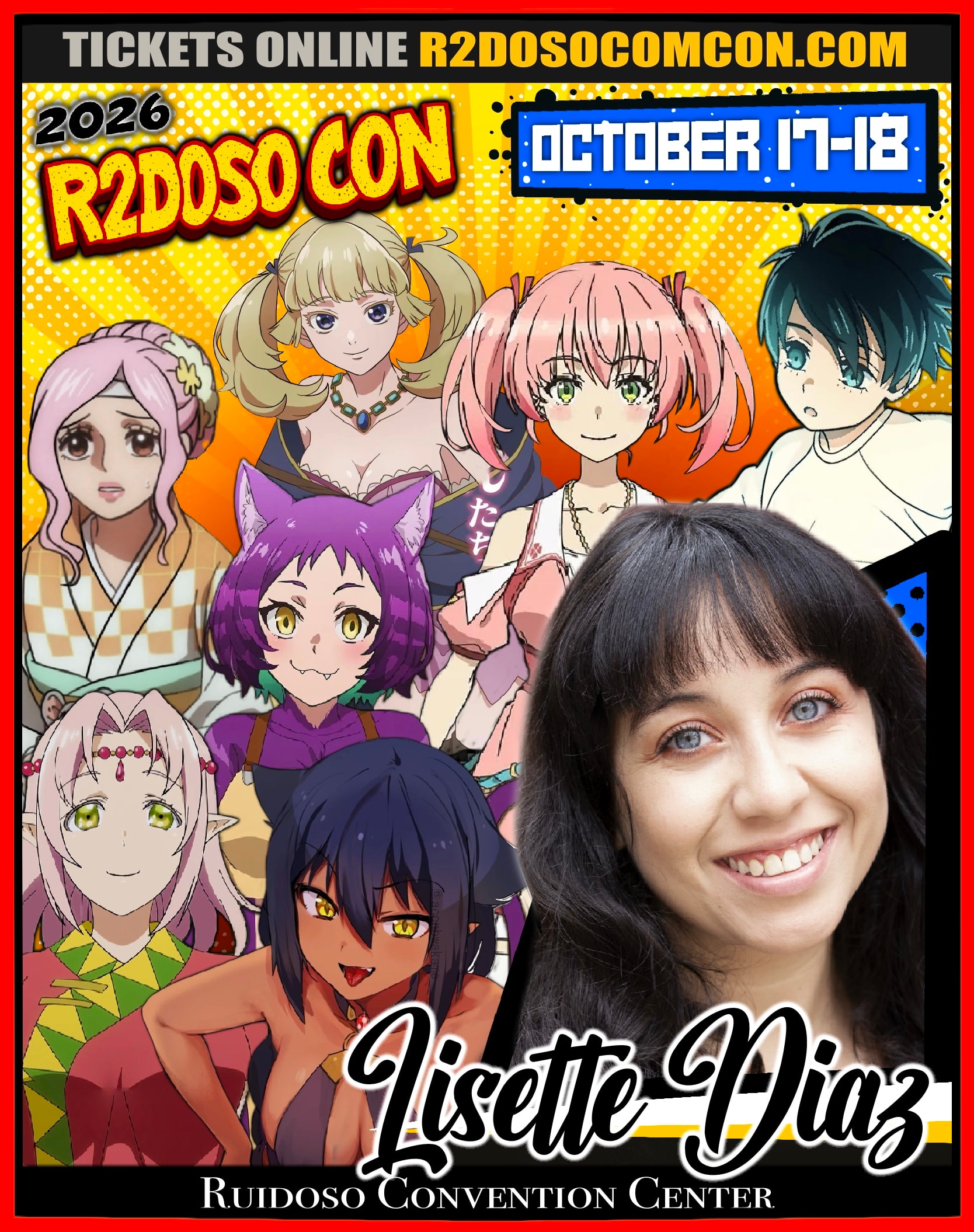 Lisette Diaz R2Doso Con convention poster